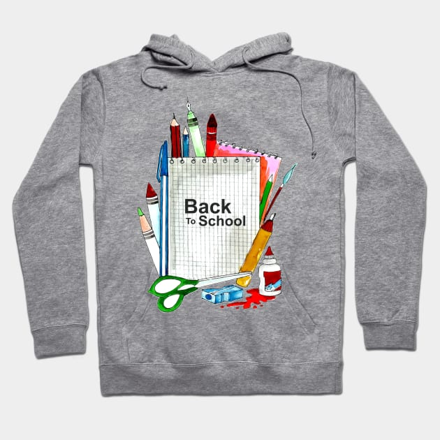 Back To School Element Hoodie by Mako Design 